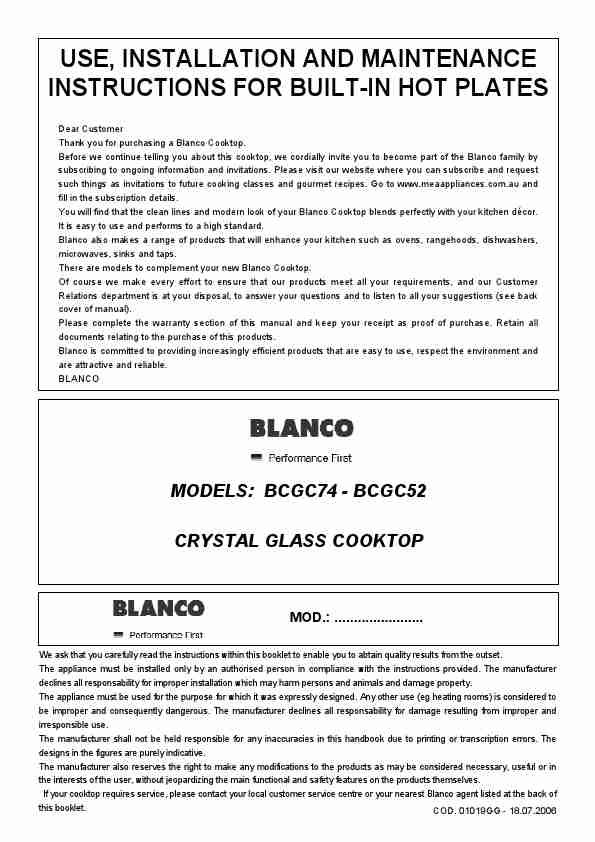Blanco Cooktop BCGC74 - BCGC52-page_pdf